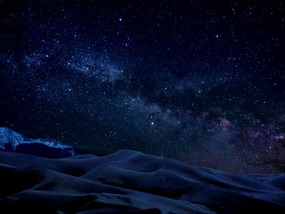 Milky Way over Dunes (41586295991) photo