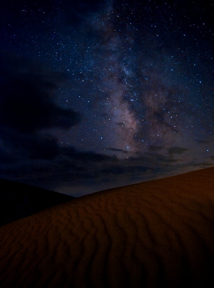 Milky Way over Sand Ripples (51490669944)