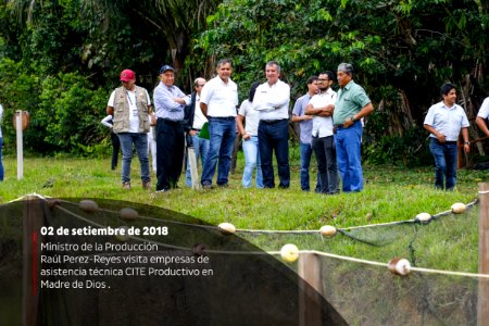 Ministro de la Producción Raúl Pérez - Reyes visita empresas de asistencia pública CITE Productivo (42642119490)