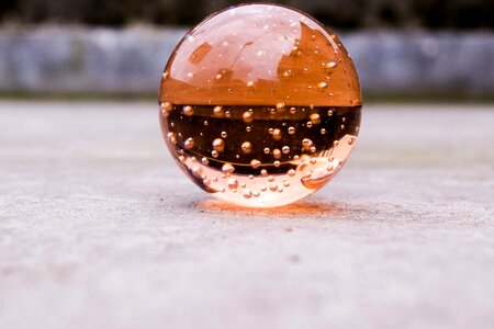 Glass crystal shape photo