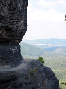 Exposed idagrotte elbe sandstone photo