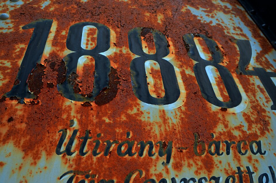 Metal rusty weathered
