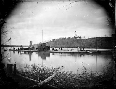 Monitor USS Lehigh on the James River. (50660568453)