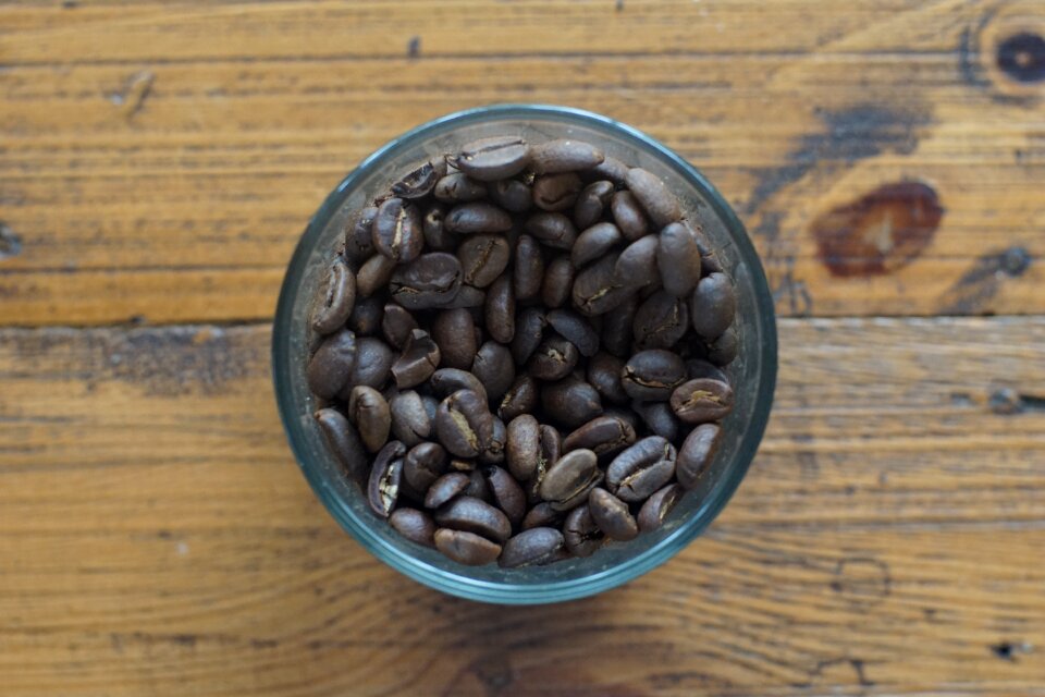 Rustic dark coffee photo