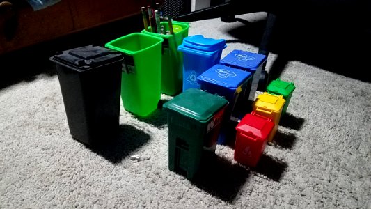 My mini bin collection, so far... - Flickr - TheInvertedFan