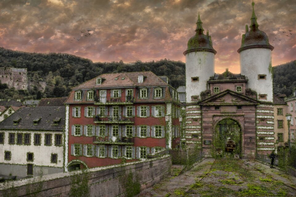 Houses tower europe