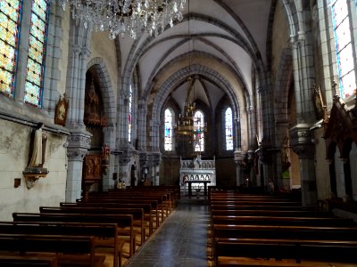 Nef, église Saint-Martial, Ségur-les-Villas, Cantal