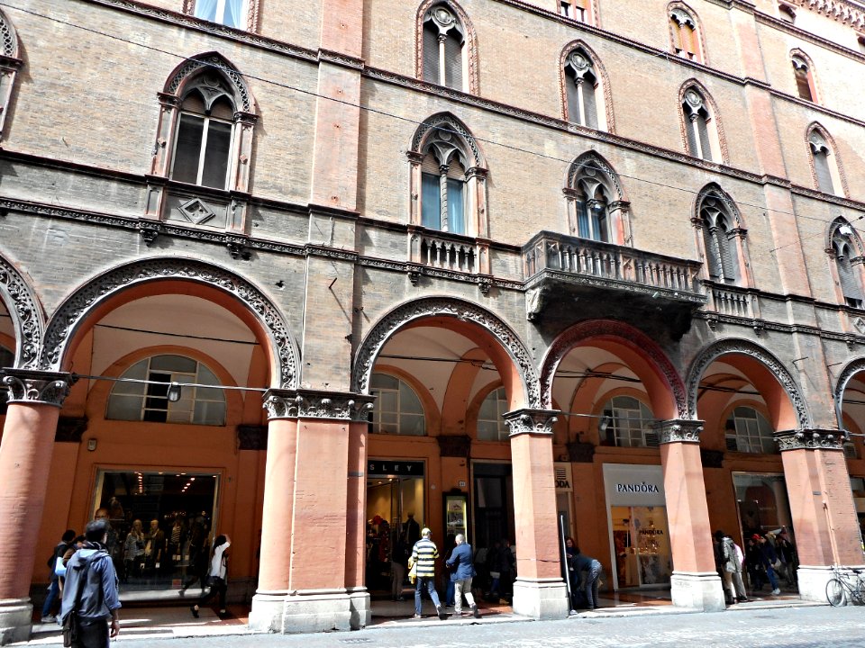 Neogothic building (end 19th-beginning 20th century) at Bologna (25895321754)