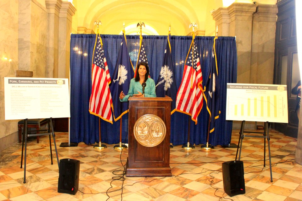 Nikki Haley Budget Press Conference (26955990883)