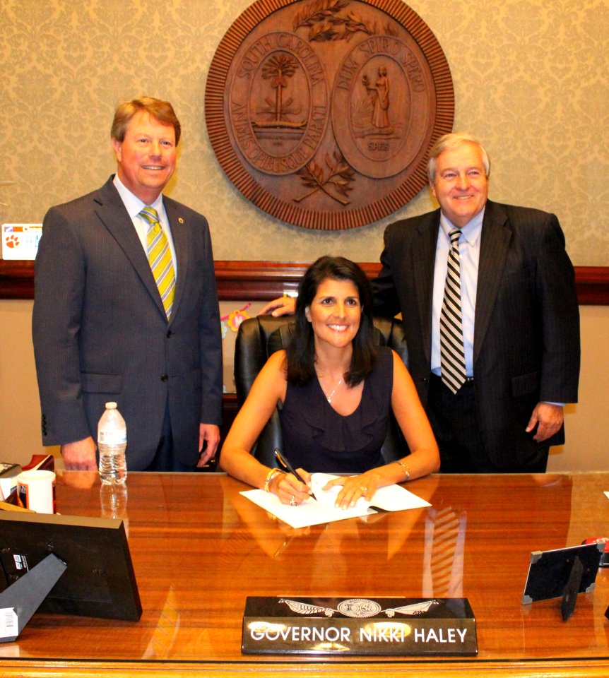 Nikki Haley Ceremonial Bill Signing- SC Founding Principles Act, H.3848 (27465556472)