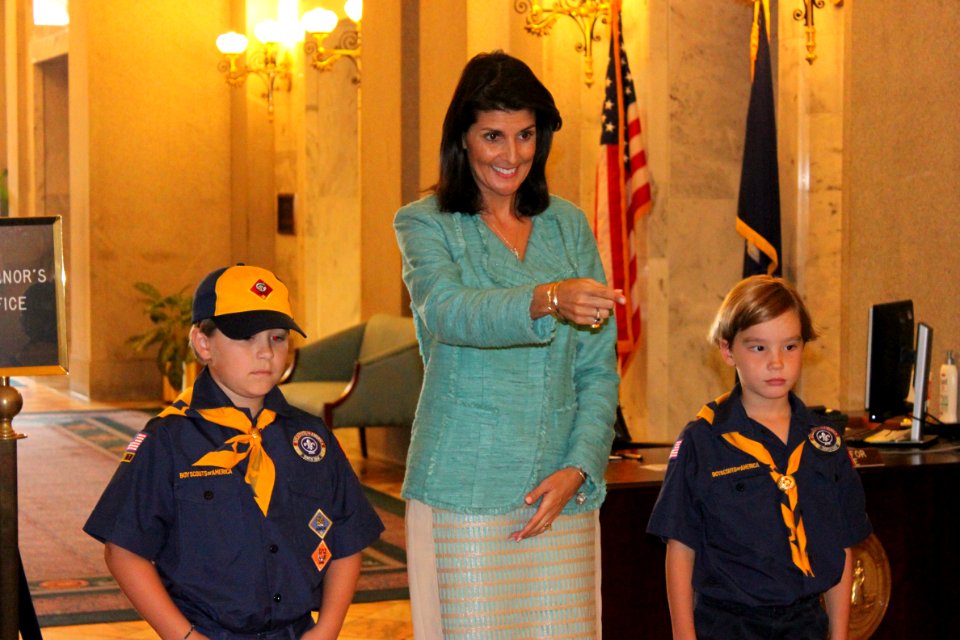 Nikki Haley Cub Scouts- Den 1, Pack 10. (29562774900)