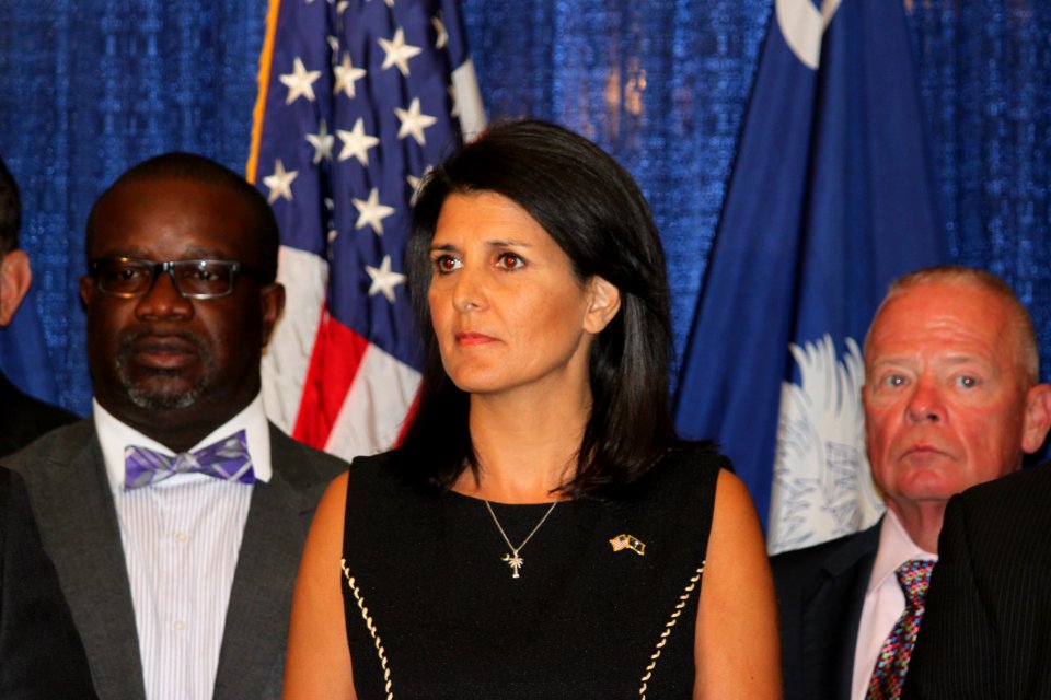Nikki Haley DV Press Conference with Sherriffs (26039434343)