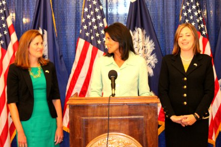 Nikki Haley Emily Farr, LLR Director (28236827424)