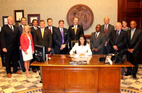 Nikki Haley Ceremonial Bill Signing for S.1013 (29420139091)