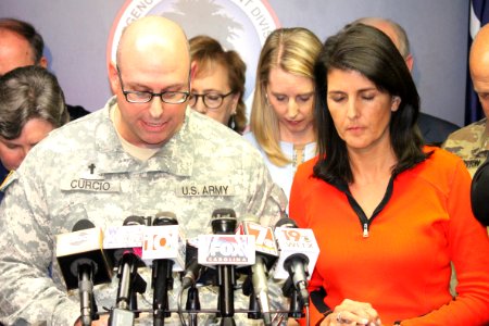 Nikki Haley Hurricane Matthew Press Conference 7 (30179329685)