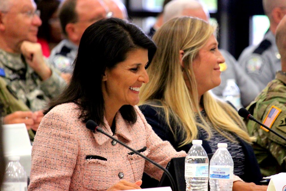 Nikki Haley Hurricane Table Top Exercise (26923763511)