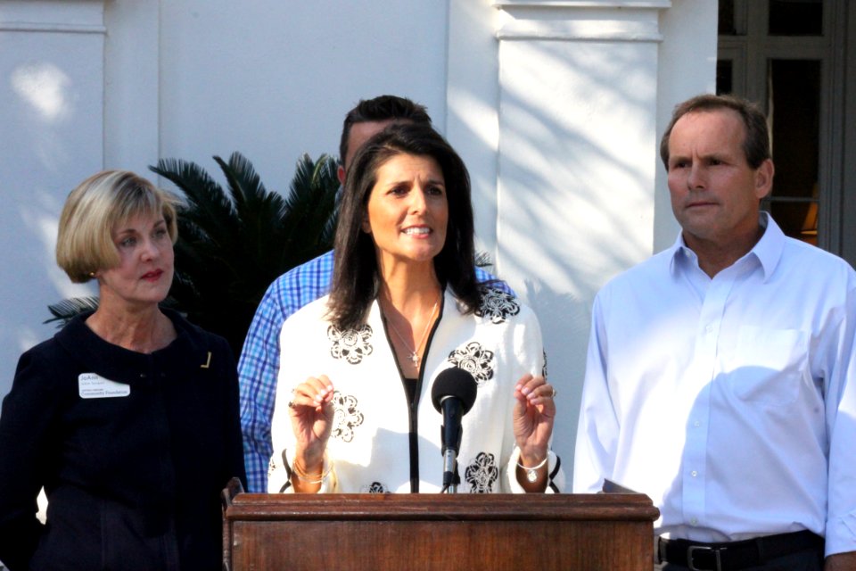 Nikki Haley Nucor Steel One SC Relief Fund Press Conference (30581283455)