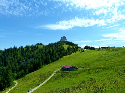 Landscape mountains path photo