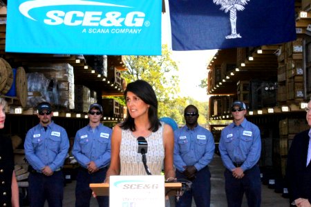 Nikki Haley SCE&G One SC Fund Press Conference (30305709901)