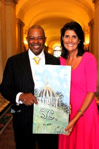 Nikki Haley SC artist, Ernest Lee (27700982690)