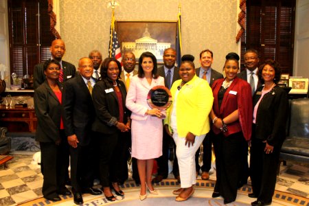 Nikki Haley Urban League's Humanitarian Award Presentation (26701129802)