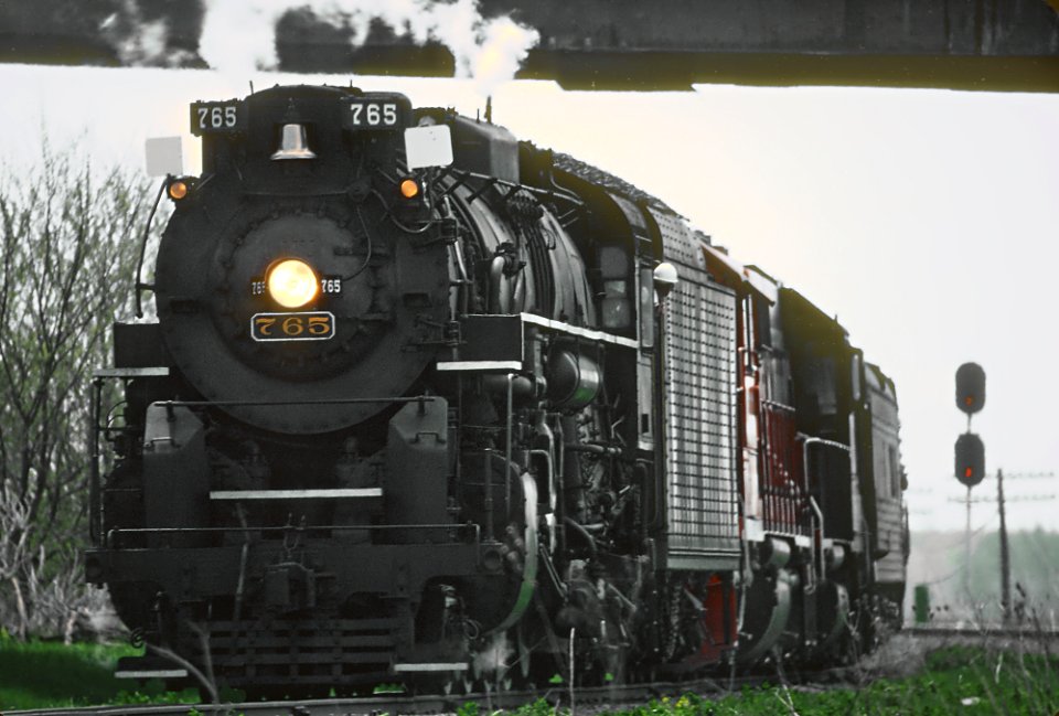 NKP 765 probably at the P&PU junction in East Peoria on Saturday, May 10, 1980 Fantrip (33844384756)