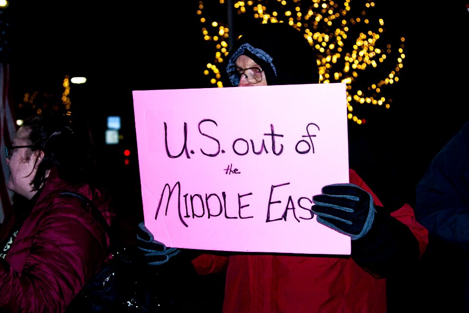 No War Against Iran Rally Glenview Illinois 1-9-20 (49378333212)