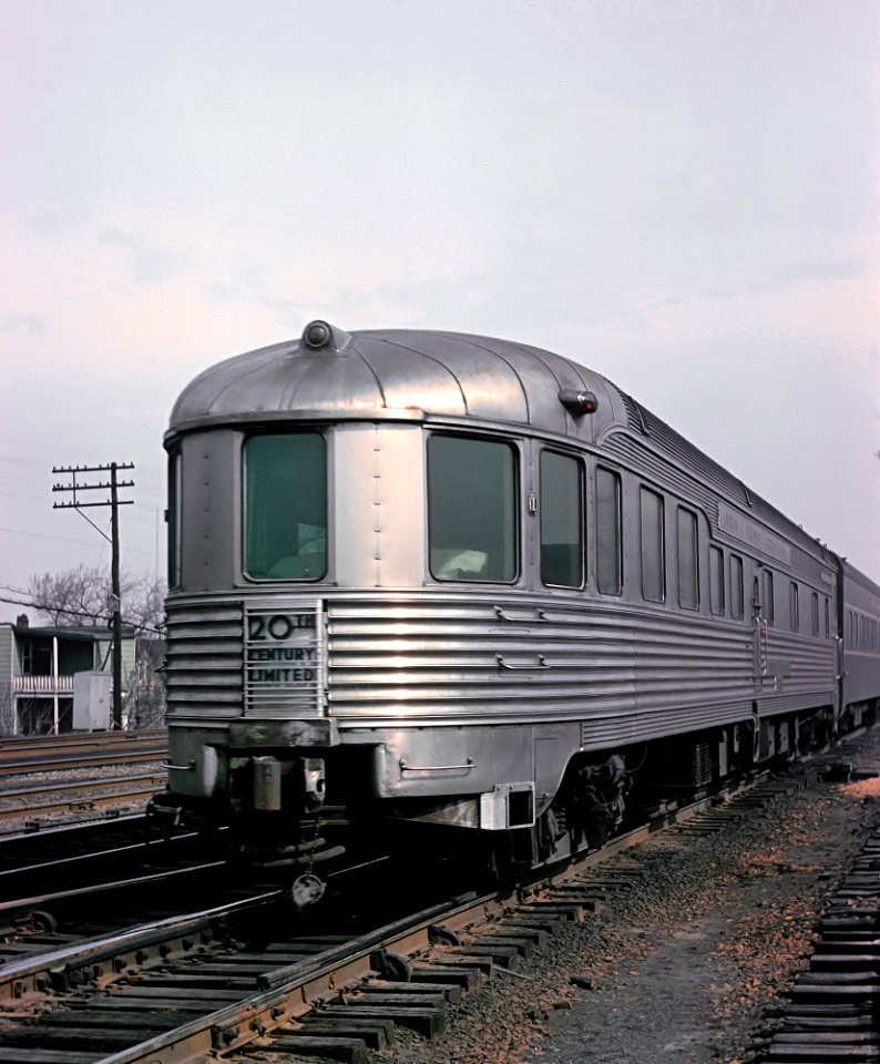 NYC 20th Cent Ltd, Englewood, Chicago, IL Wingate Brook which substituted when the either of the two regularly assigned cars Hickory Creek and Sandy Creek were being shopped. April 21, 1965 (24713404411)