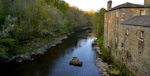 Old Mill, River Ure, Aysgarth Falls, Wensleydale, Yorkshire (26888076411)