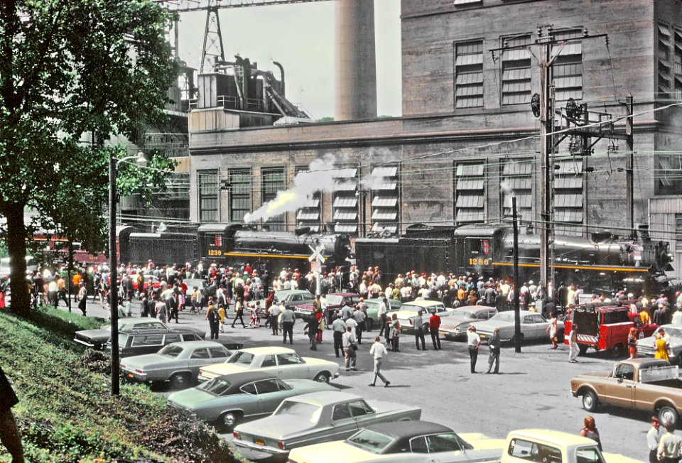On May 18, 1969 Roger Puta took several slides of the NRHS double-headed fantrip with ex-CPR 1286 and 1238. Here are his slides sequenced by the number Kodak printed on them. (34364948122)