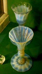 Opaline glasses, manufacture of Venice (1st half 18th century) - Duca di Martina Museum at Villa Floridiana in Naples (44985486982)