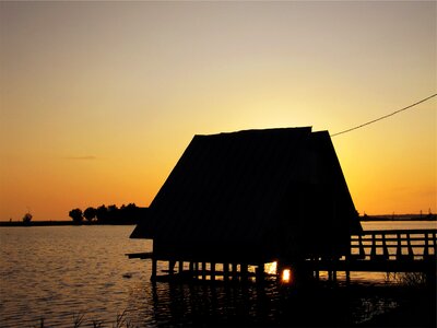 Pier dock lake photo