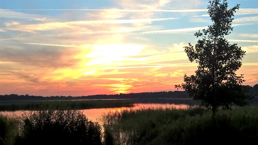 Summer lake denmark photo