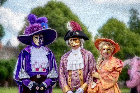 Parade de masques ..au chateau de Cheverny (42913281911)