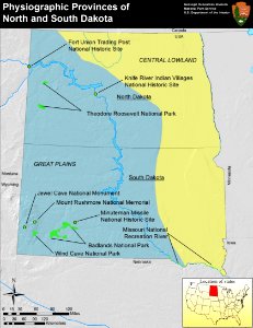 Physiographic provinces of North Dakota and South Dakota (26846308601)