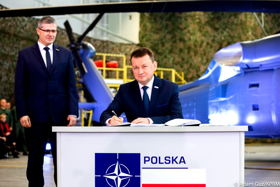 Podpisanie umowy na dostawę śmigłowców Black Hawk dla Wojska Polskiego