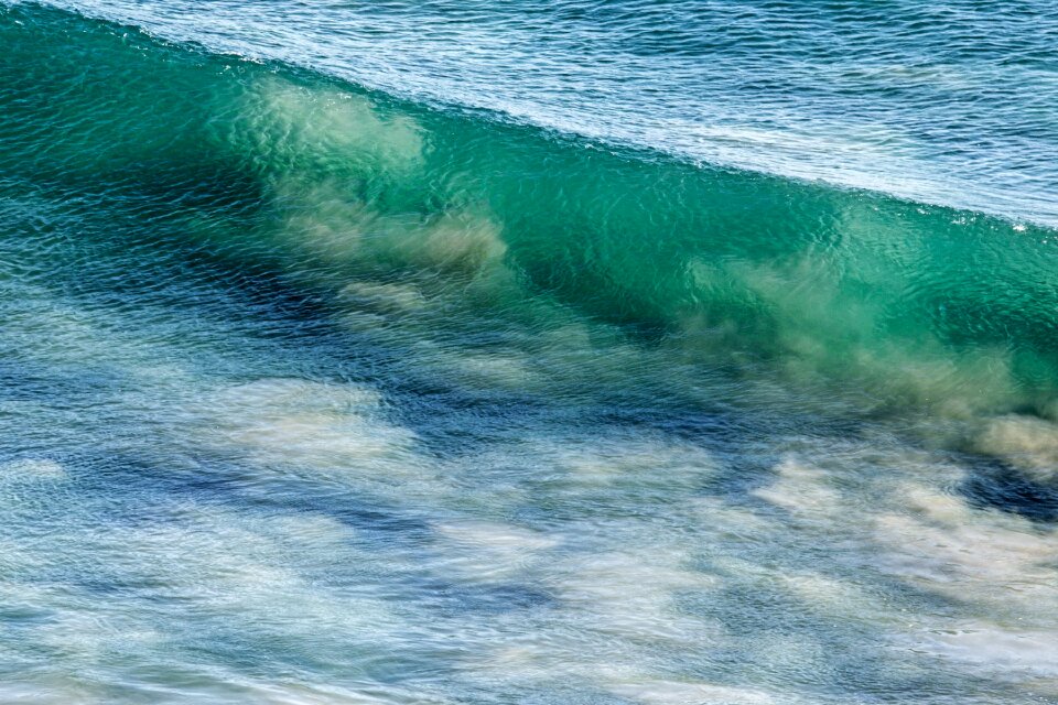 Water waves nature