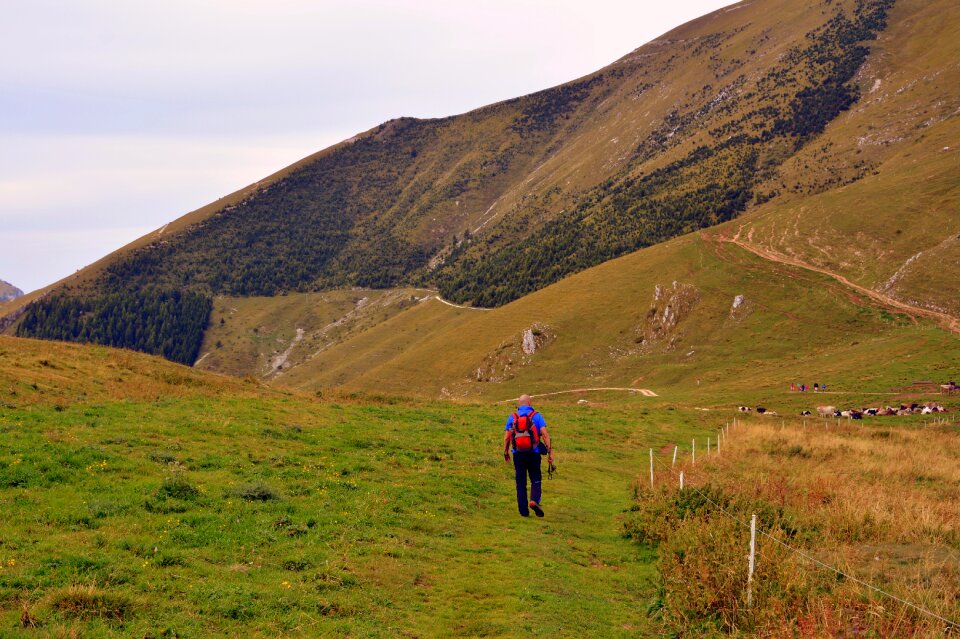 Mountain backpack trekking