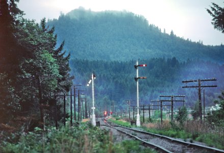 This 5 photo sequence is of SP Semaphore 6227 and sister at East Divide, OR on July 30, 1982 (32296305284) photo