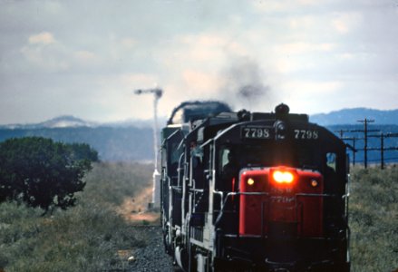 These are intermediate semaphores at MP 15027 between sidings at Corona, NM (MP 1491) and Duran (MP 1511) April 1983 -- 14 Photos (33027867805)