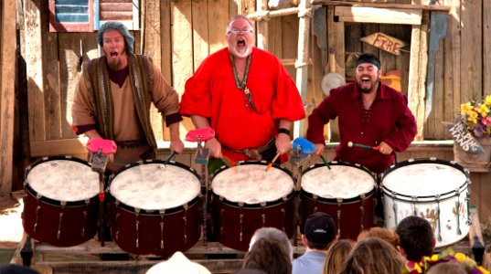 Three Guys and a Bunch of Drums (13831670995)