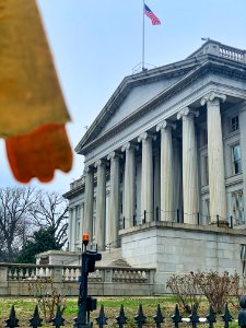 Tiny trump at the 2019 Women's March in Washington D.C. (31891404687)
