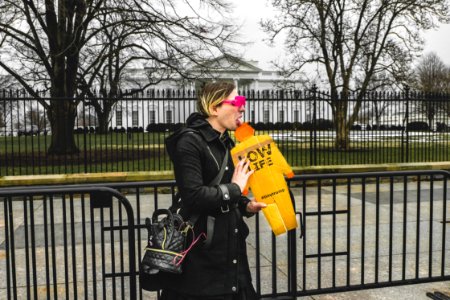 Tiny trump at the 2019 Women's March in Washington D.C. (46832734391) photo