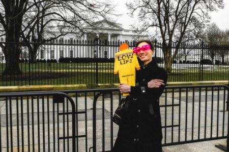Tiny trump at the 2019 Women's March in Washington D.C. (46832785881) photo
