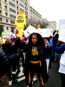 Tiny trump at the 2019 Women's March in Washington D.C. (46107606124)