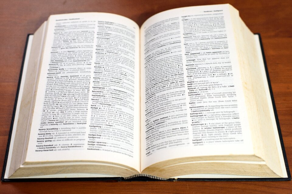 Education dictionary information