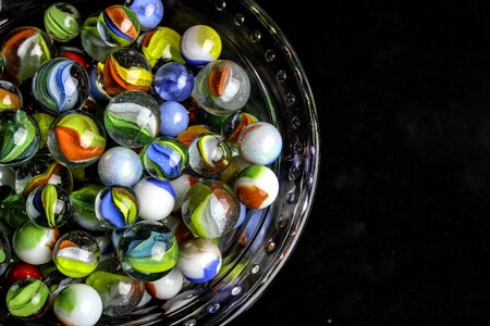 Glass shiny color