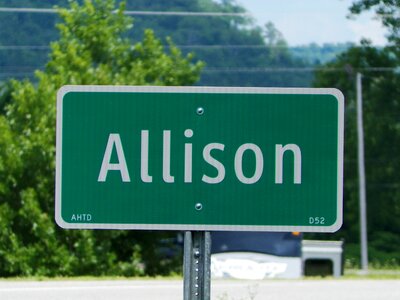 Street traffic signpost photo