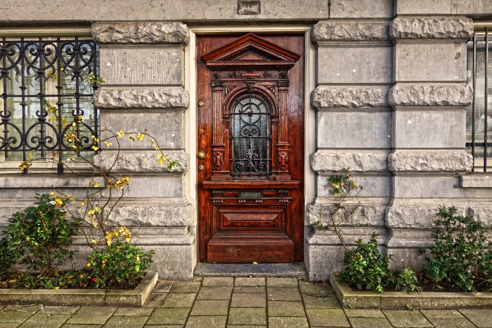 Classic entrance house
