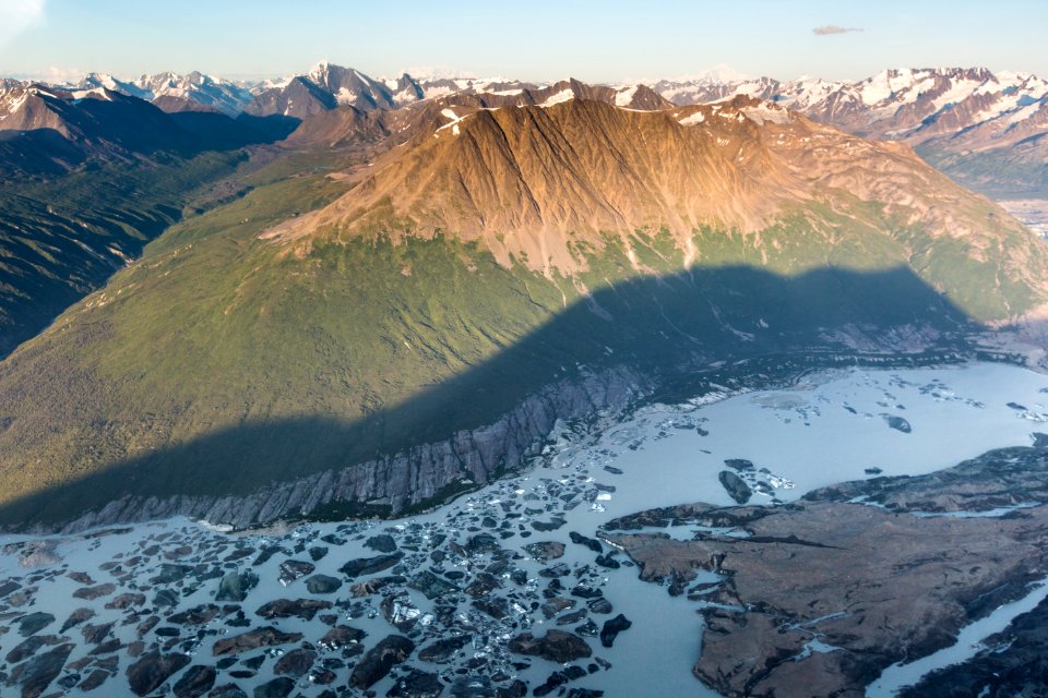 Toe of Tana Glacier, Chugach Mountains (28250732319)